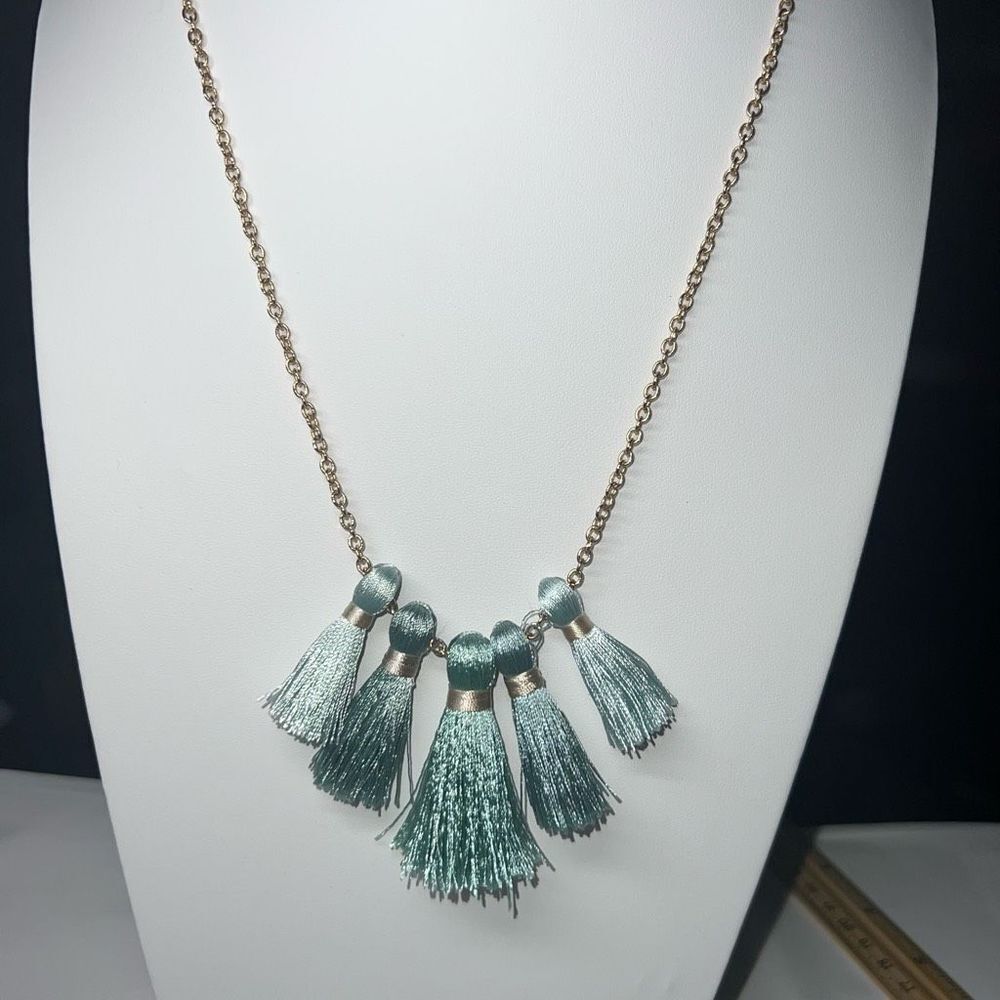 Miss Ivy Pearl Boho Tassel Necklace‎
